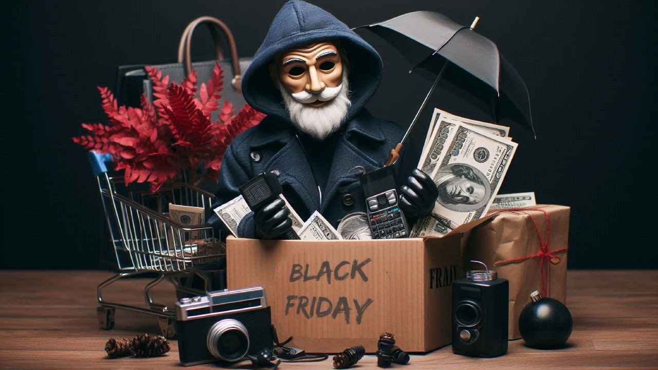 Exemplo de falsa promoção em Black Friday mostrando descontos fictícios em preços inflacionados