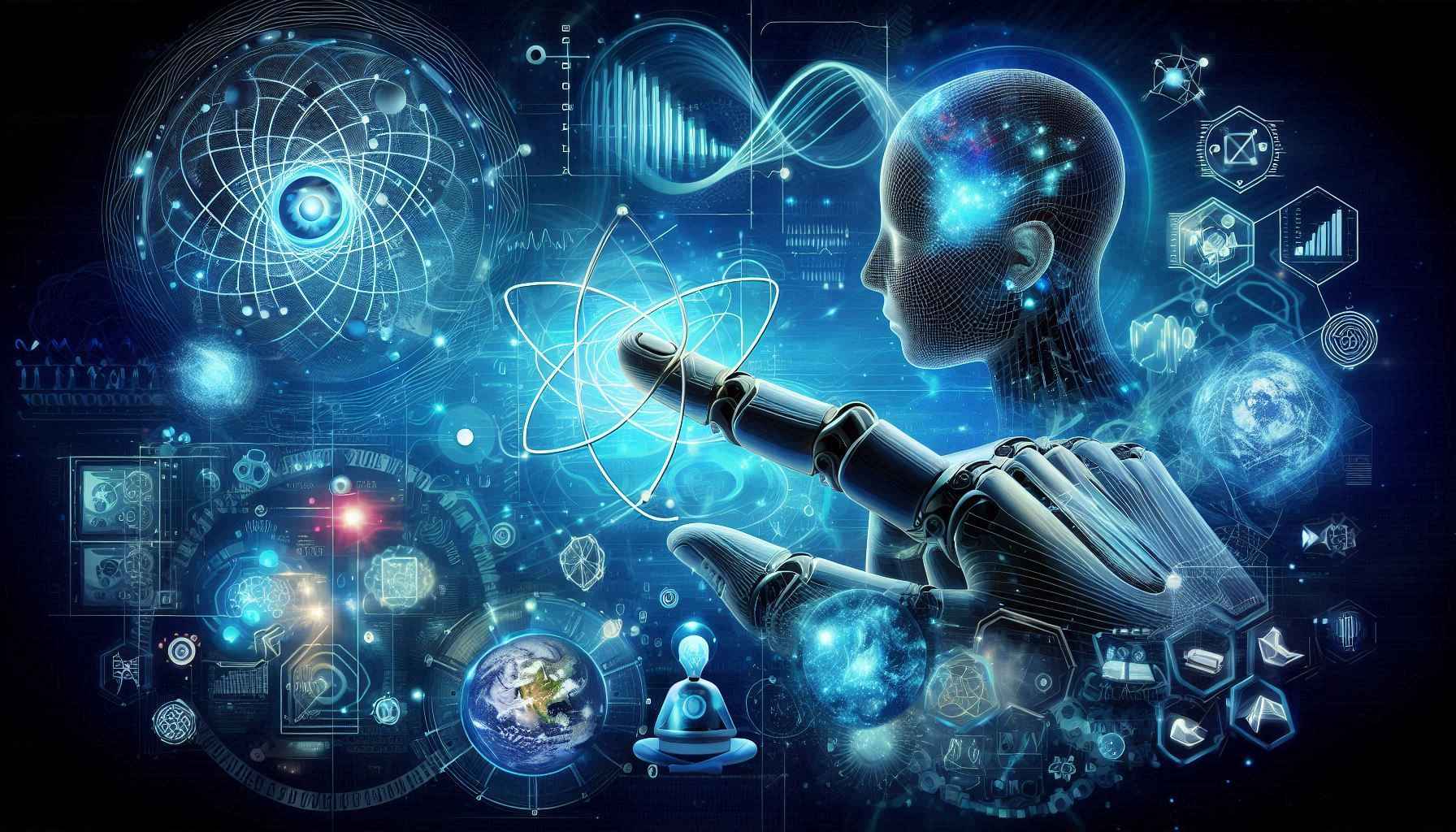 Imagem ilustrativa de tecnologias emergentes como IA e computação quântica