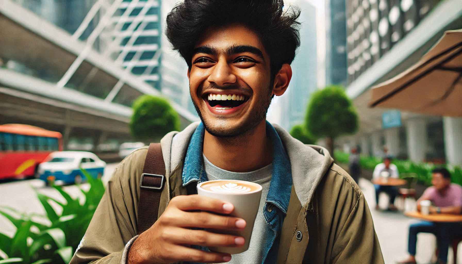 Momento de desfrutar um café