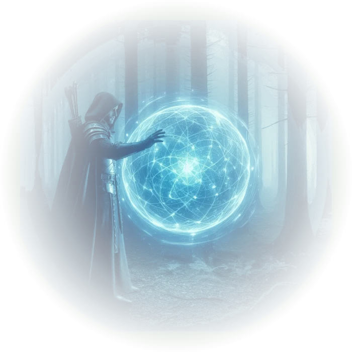 A hero manipulating light into shields and forms