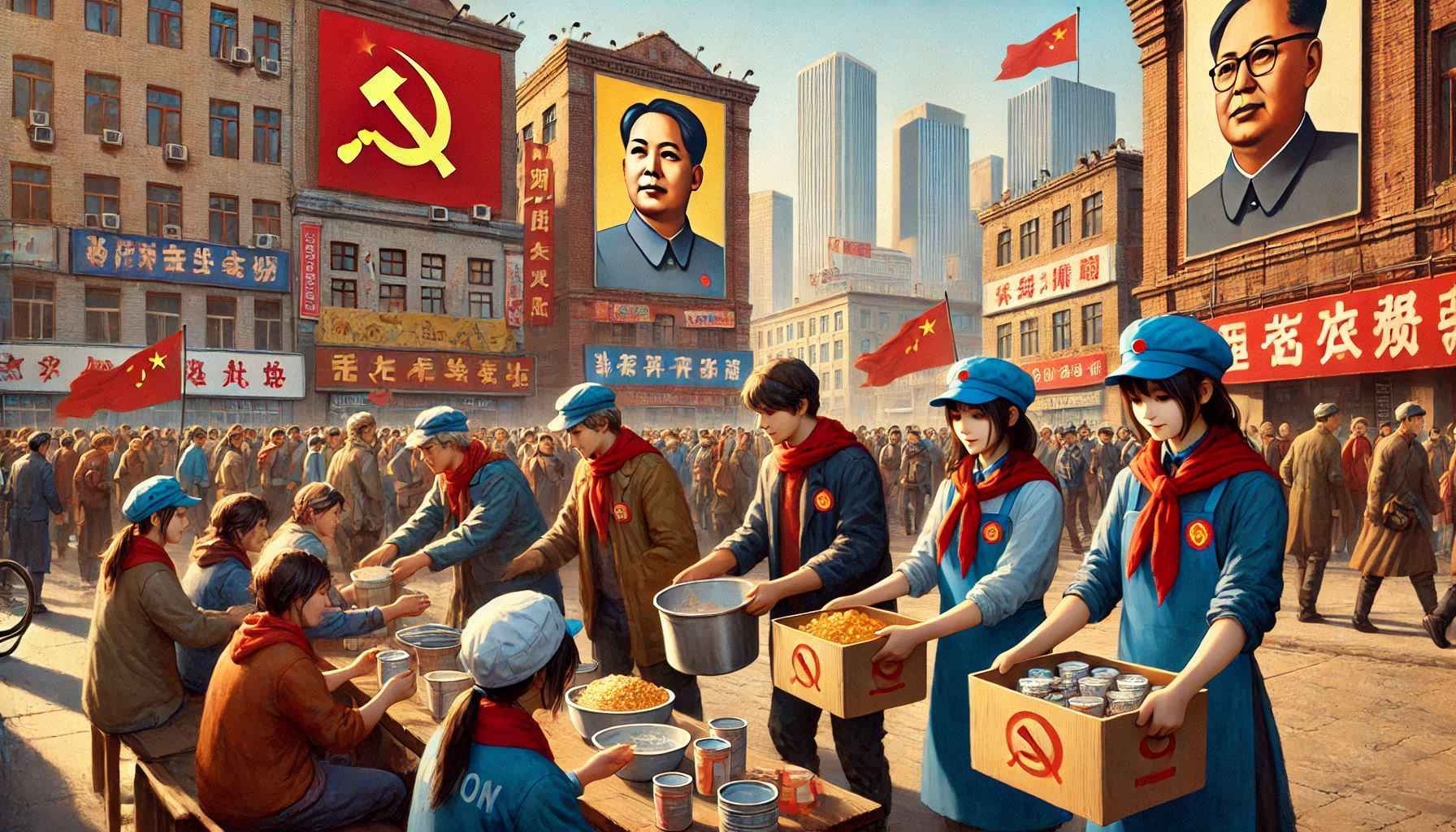 Ajuda humanitária em uma sociedade comunista