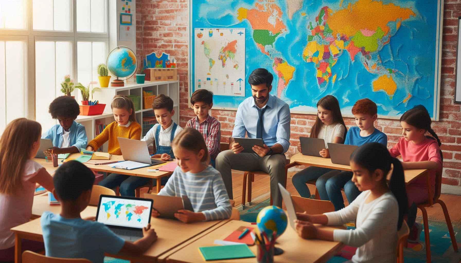 Computadores em escolas, ensino de informática no ensino fundamental
