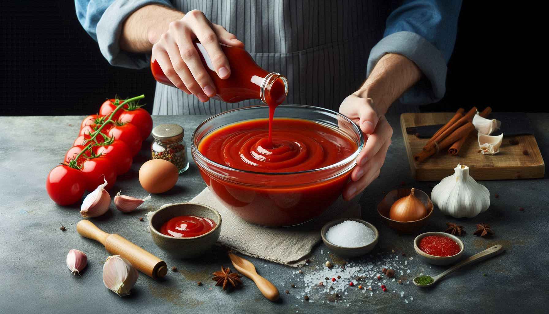 Variedade de pratos e usos do ketchup na culinária moderna